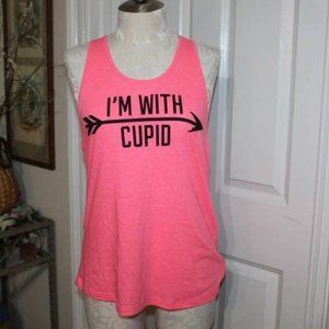 Victoria Secret "I'm With Cupid" Tank Top, Small